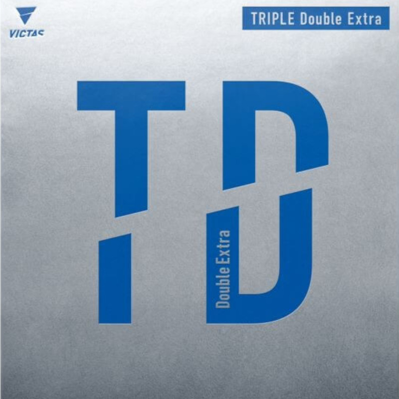 VICTAS Triplo Double Extra 2.0 N - Gomma Per Tennistavolo Alta Qualità, Spugna Dura E Forte Adesività Per Massimo Effetto E Potenza